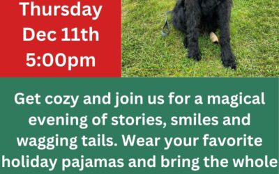 “Paws & Pajamas:  A Christmas Storytime” with  Officers  Abby & Sully!