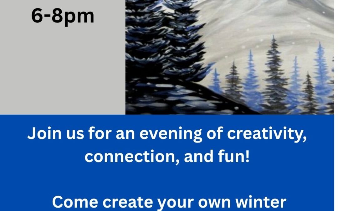 Paint & Sip Winter Landscape Party!