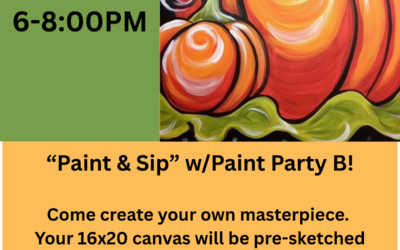 Pumpkin Painting with Paint Party B