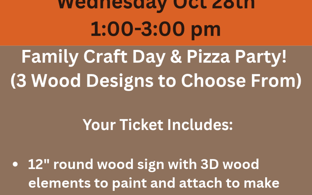 Family Craft Day & Pizza Party!